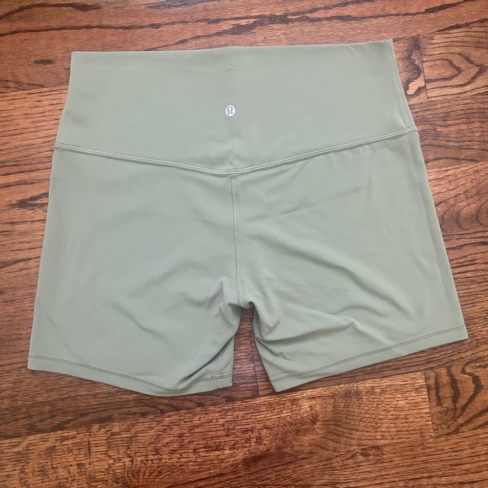 Lululemon Align 6” High-Rise Short, Size 14, Rosemary Green
